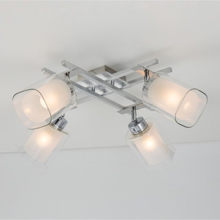 Citilux “Rivoli” CL104140, 42.5x42.5 cm, 4x75W, E27, Gray color-3