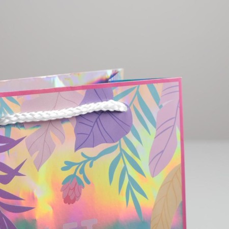 Gift holographic package, packaging, Let your Light Shine, 18 x 23 x 10 cm-2