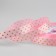 Satin tape with embossing "peas", 15 mm × 23 ± 1 m, color pink No. 04