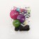 Latex ball 12 ", Makarun, set of 5 pcs., Chocolate color