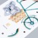 Sticker Plastic Interior Color "Giraffe on a bicycle rinses animals" 30x90 cm