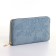 Women's wallet with lightning, blue color