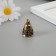Bool of Brass "Ancient Pattern" 2.8x2x2 cm