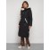 Coat insulated winter female, size 50, black color