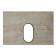The countertop under the Aquaton sink "Loft Factory 65" Color Oak Endgrain