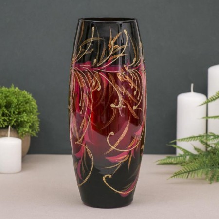 Vase "Rubin" oval D-7.5cm; 10x26 cm