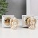 Souvenir Polystone "Angelka sits on flowers" MIX 3x4x4.5 cm