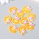 Decor for creativity "number 0 with an animal" set 10 pcs 2x2 cm