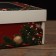The box is folding, the lid is, with the window of "happy Christmas" 30 x 20 x 9 cm