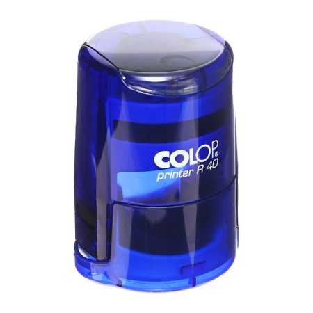 Equipment for round printing automatic Colop Printer R40, diameter 41.5 mm, with a lid, indigo housing-7