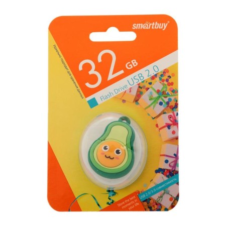 Flash drive Smartbuy Wild Series "Avocado", 32 GB, USB2.0, th Up 25 MB/s, PB-2