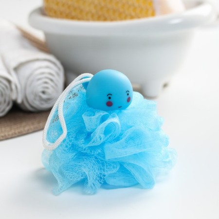 Baby washcloth for bathing, color and pattern mix-5
