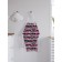Apron kitchen with a photo print "Hearts and strips", adjustable, size OS