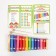 Metallophone, 12 tones + cards with songs