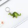Key keychain wooden designer "Dinosaur", 6.9 x 4 cm