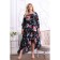 Female dress, size 52, black color