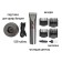 Hair machine Pioneer HC50RS, battery, silver color with pink