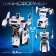 Police jeep robot, transforms automatically in a collision