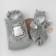 Set for discharge Winter Kinderlitto "Domovyen", 5 items, height 56-62 cm, color gray color