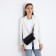 Bag Cross-Bodi with a zipper, black color