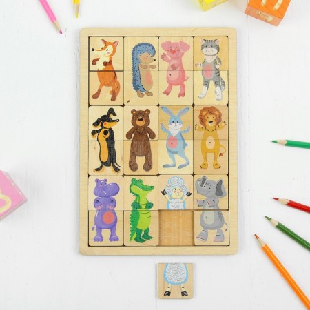 Game developing wooden "zoo"-1