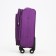 Small 20 suitcase, lightning department, code castle, 4 wheels, outer pocket, purple color