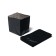 Package for seedlings, 600 ml, 8 × 14 cm, polyethylene with a thickness of 50 microns, with perforation, black, Greengo