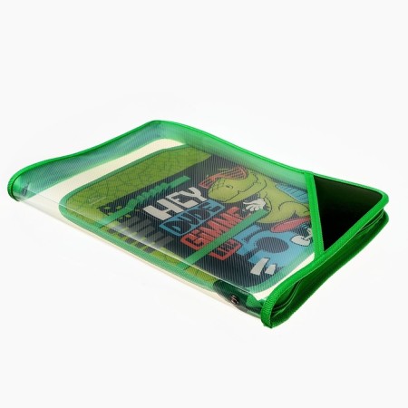 Labor folder A4, 325 x 230 x 25 mm, lightning around, folding bar, plastic, PTR-1, calligrata "Dino Skate"-3