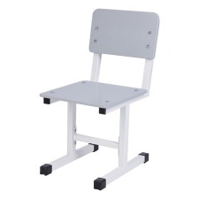 Chair Polini Kids City S “Pupil”, 6 group, white/gray color