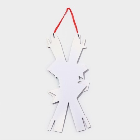 Decorative decoration (suspension) "Ski" 42.5x17-4