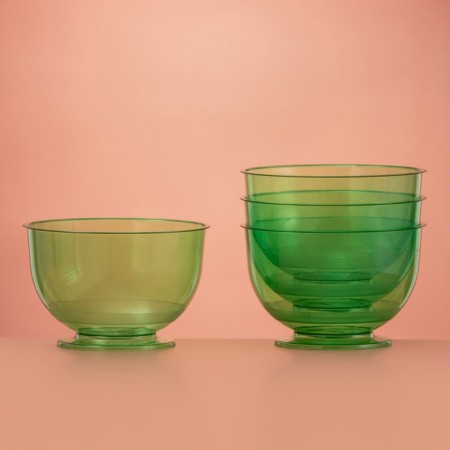 Crecanter Plastic disposable "Crystal", 200 ml, green color-2
