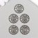 Souvenir Koshelki Metal "Snow. For an increase in finance" 2x2 cm