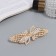 Silva shine-lobe shutter, 8.5 cm, gold