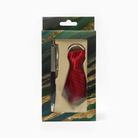 Gift set 2V1 (pen, keychain-tick) mix