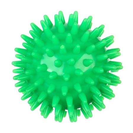 Developing massage ball, diameter 7 cm, green color, crumb I-7