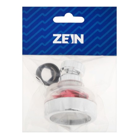 Zein z3632-1, rotary, on a hinge, with a red fan, chrome/transparent-10