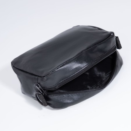 Bag Cross-Bodi with a zipper, black color-5