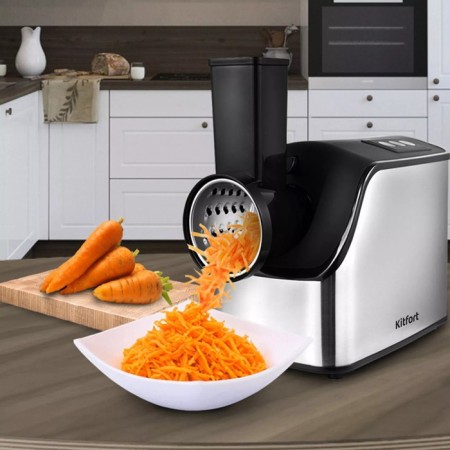 KITFORT Kitfort KT-2104, 1800 watts, 2.3 kg/min, vegetable progress, 8 nozzles, silver-4