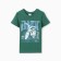 T -shirt for a boy, color green, height 128 cm