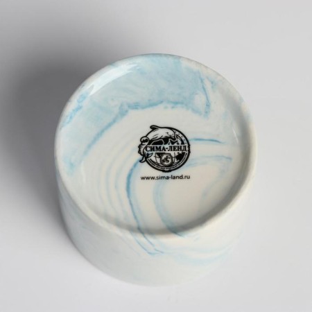 Kashpo ceramic with embossing "Love", 8 x 5.5 cm-4