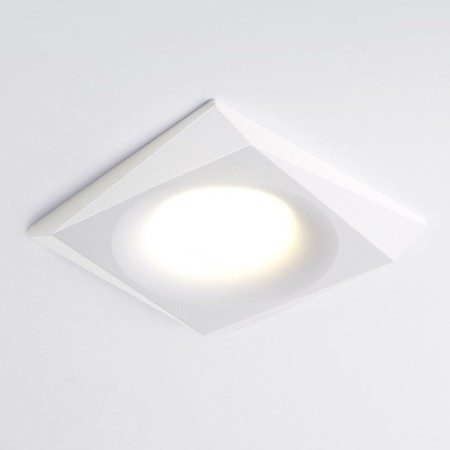 Luminaire Interceptible Elektrostandard, Margin, 94x94x25 mm, GU10, white color