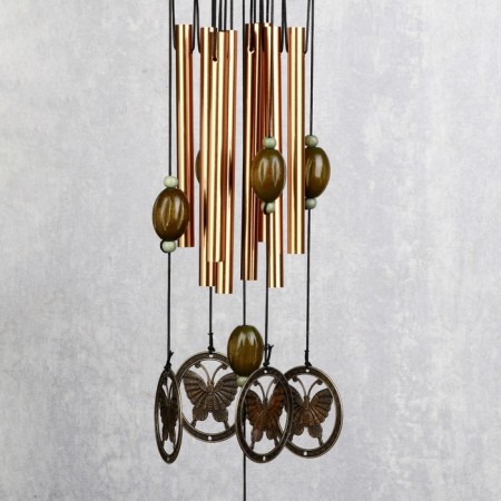 Wind Music Metal "Butterflies" 12 tubes 43 cm-1