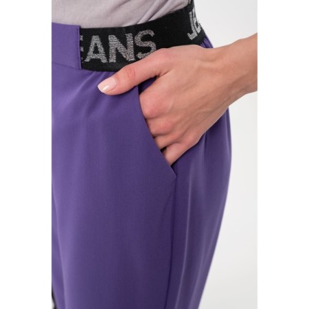 Female trousers, size 48, purple color-6