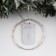 Garland "thread" 1 m dew, IP20, silver thread, 10 LED, red glow, CR2032x2