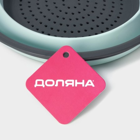 A colander of the folding share "compact", 29.5 × 23.8 × 9 cm, color mix-8