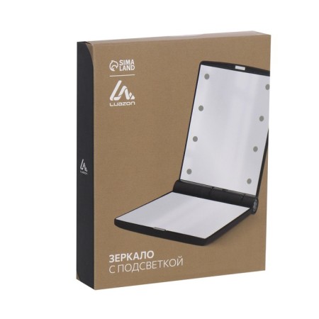 Luazon mirror, backlight, 13.5 × 8.5 × 1 cm, 8 diodes, mix-9