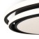 Freya FR10031CL-L98B LISOA, 500X450X60 mm ceiling lamp, LED, 98W, 5500LM, black color black