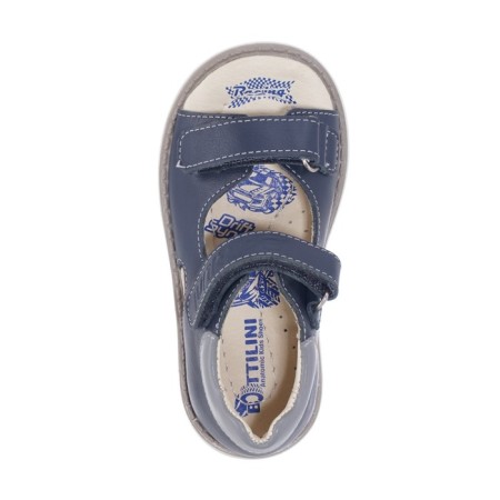 Baby sandals, size 25, blue color-3