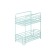 The shelf is rectangular