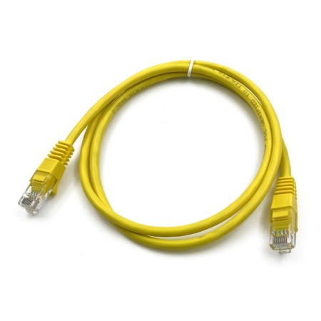 Buro UTP-5E-YUTP 4 pair CAT5E CCA Molded 1M yellow RJ-45 (M) -RJ-45 (M)